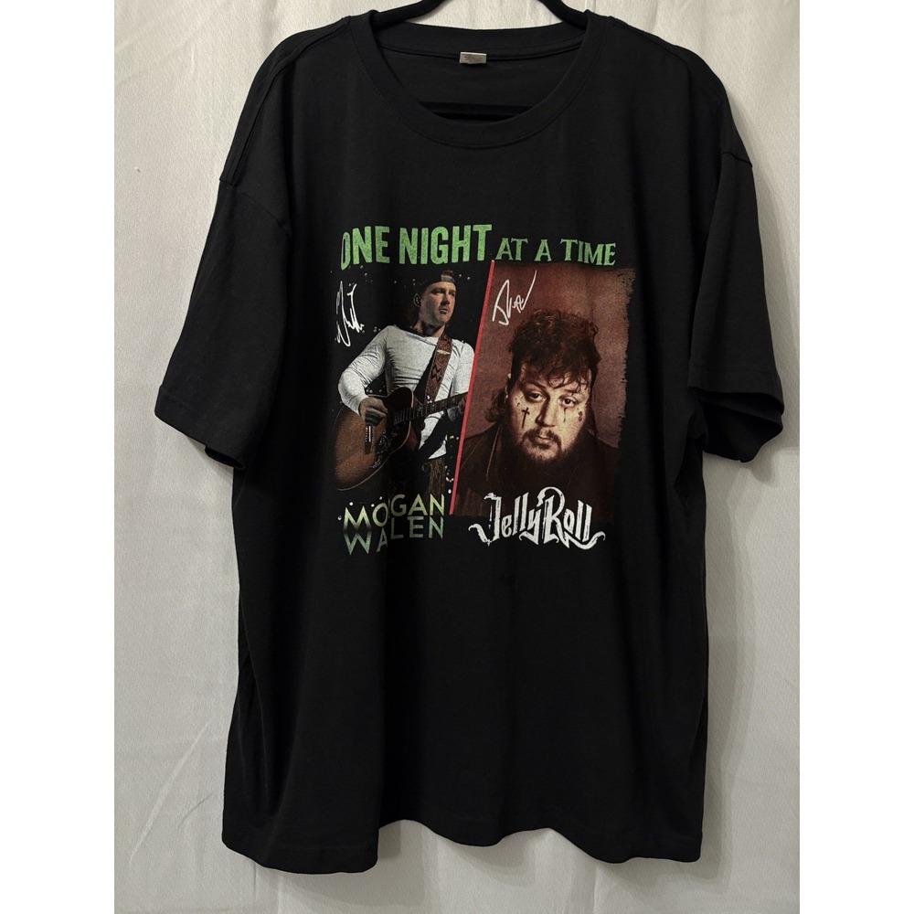 Morgan Wallen and‎ Jelly Roll Short Sleeve T-Shirt Size 2XL